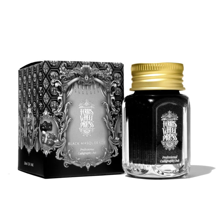 Ferris Wheel Press Black Masquerade (Calligraphy Ink) - 28ml Dip Pen Inks