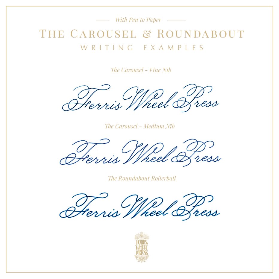 Ferris Wheel Press Carousel Fountain Pen - Granite Guardians (Medium) Fountain Pen