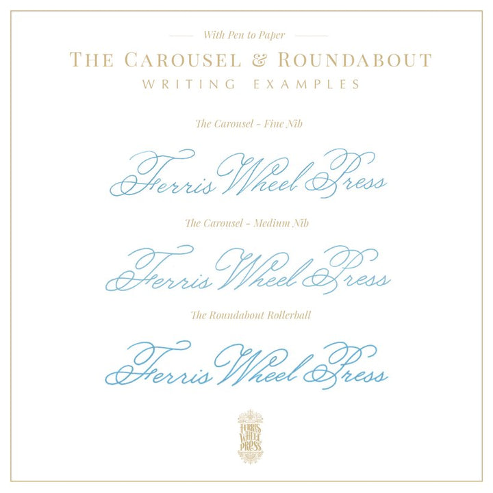 Ferris Wheel Press Roundabout Rollerball Pen - Oinking Embers Rollerball