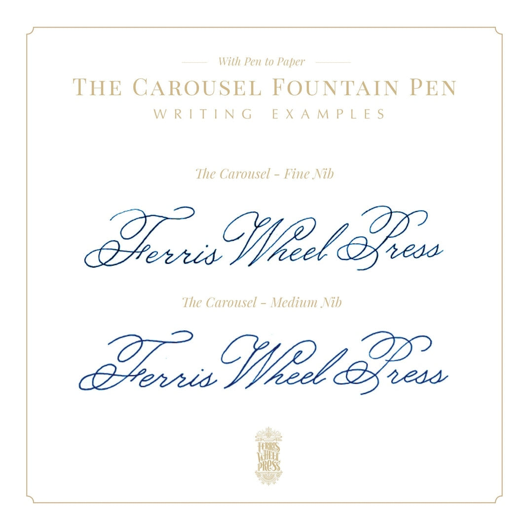 Ferris Wheel Press Aluminium Carousel Fountain Pen - Aurorealis (Fine) Fountain Pen