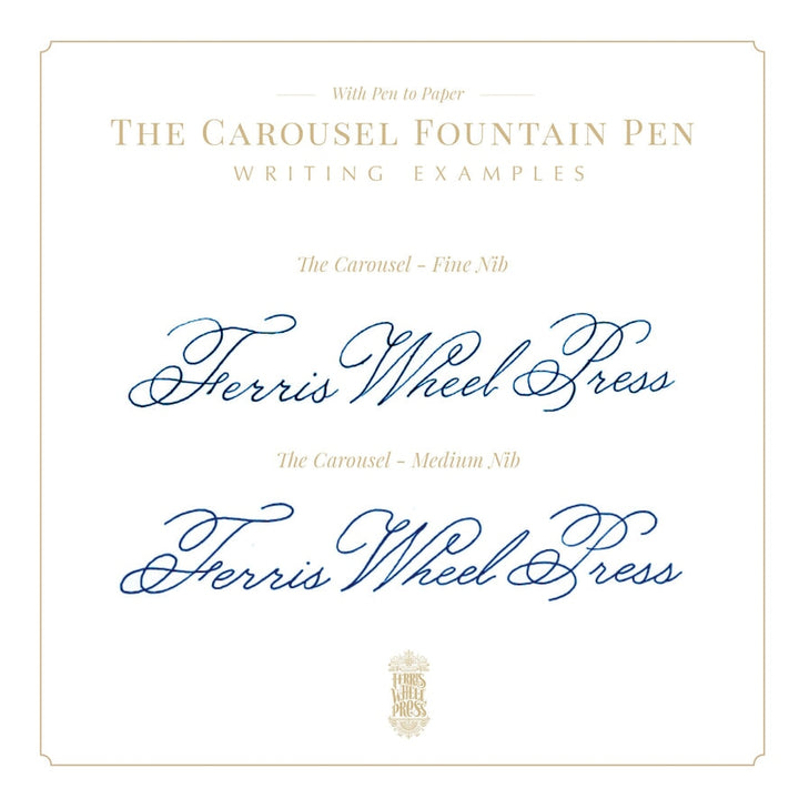 Ferris Wheel Press Aluminium Carousel Fountain Pen - Harlequin Dream (Fine) Fountain Pen