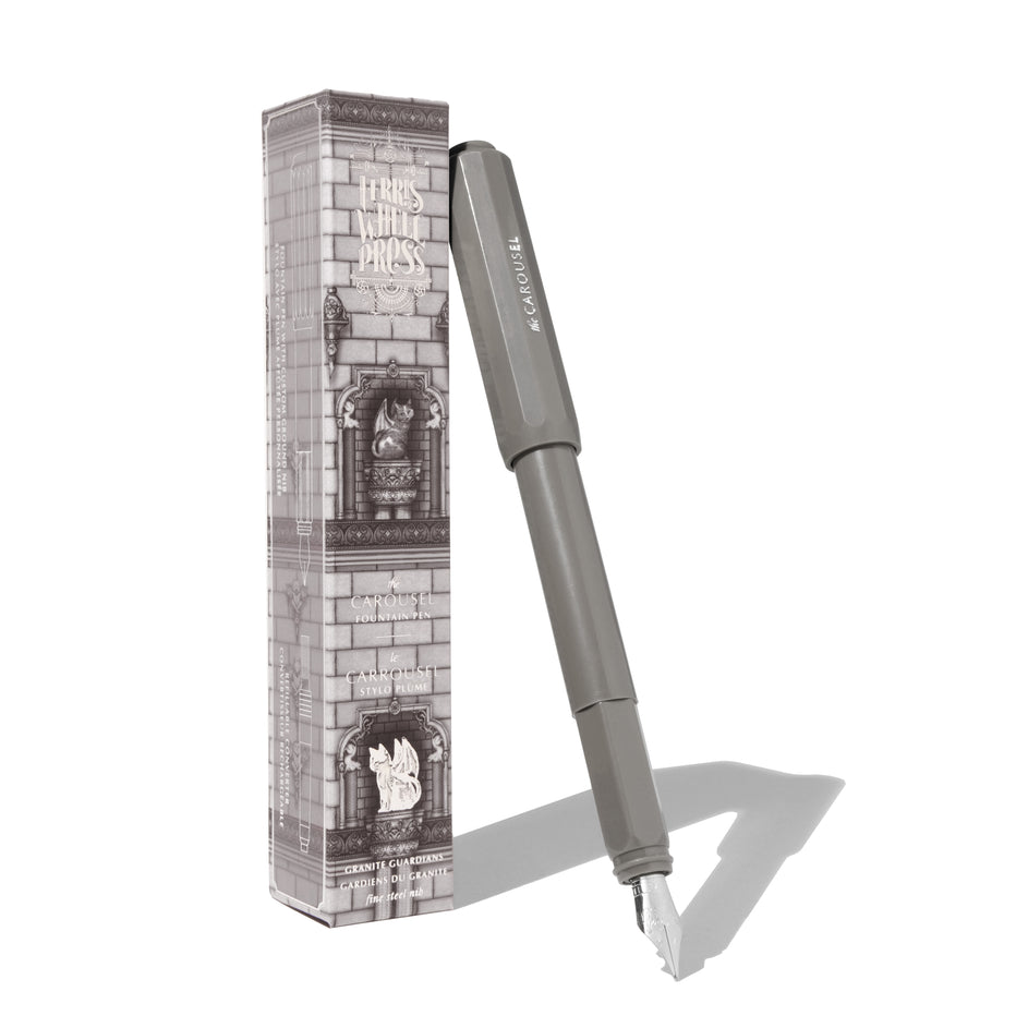 Carousel Fountain Pen - Granite Guardians (Fine)