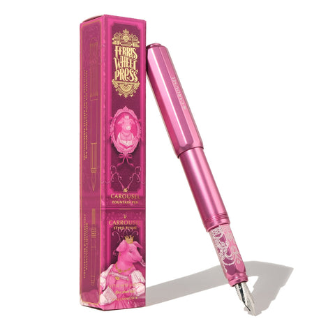 Aluminium Carousel Fountain Pen - Little Miss Jubiliee (Medium)