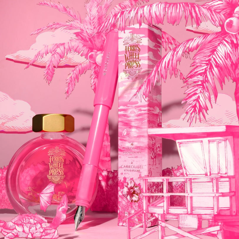 Ferris Wheel Press Malibu Blush - 38ml Bottled Ink