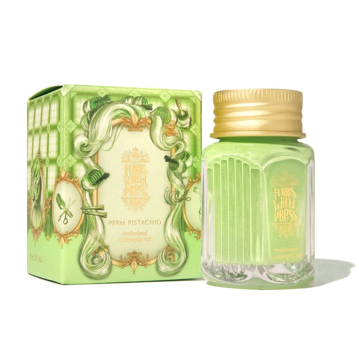 Ferris Wheel Press Perm Pistachio (Calligraphy Ink) - 28ml Dip Pen Inks