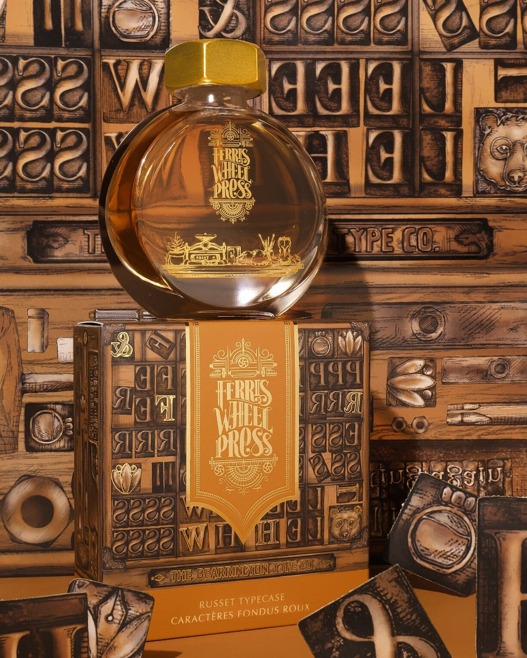 Ferris Wheel Press Russet Typecase - 38ml Bottled Ink