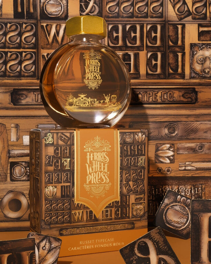Ferris Wheel Press Russet Typecase - 38ml Bottled Ink