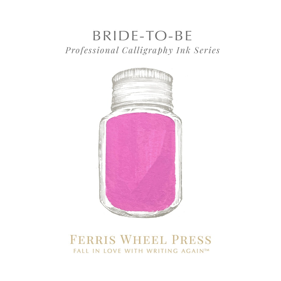 Ferris Wheel Press Bride To Be (Calligraphy Ink) - 28ml Dip Pen Inks