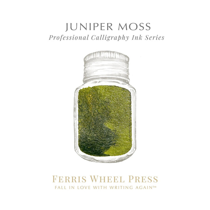 Ferris Wheel Press Juniper Moss (Calligraphy Ink) - 2ml Ink Sample