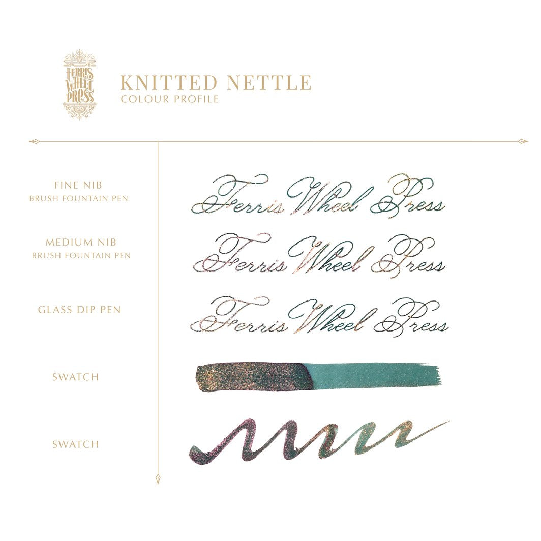 Ferris Wheel Press The Wild Swans - Knitted Nettle - 2ml Ink Sample