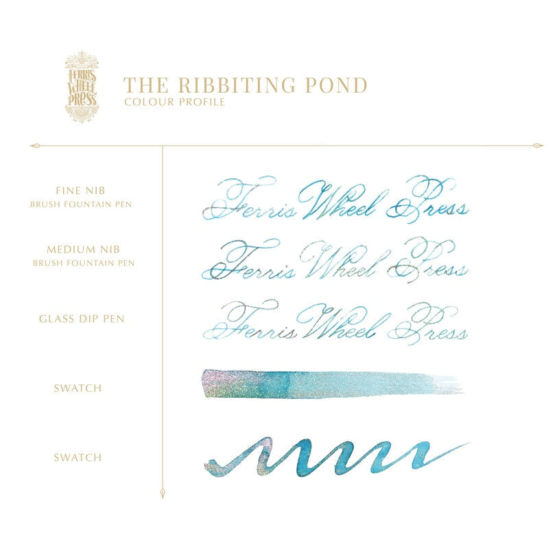 Ferris Wheel Press Once Upon a Time - The Ribbiting Pond - 2ml Ink Sample