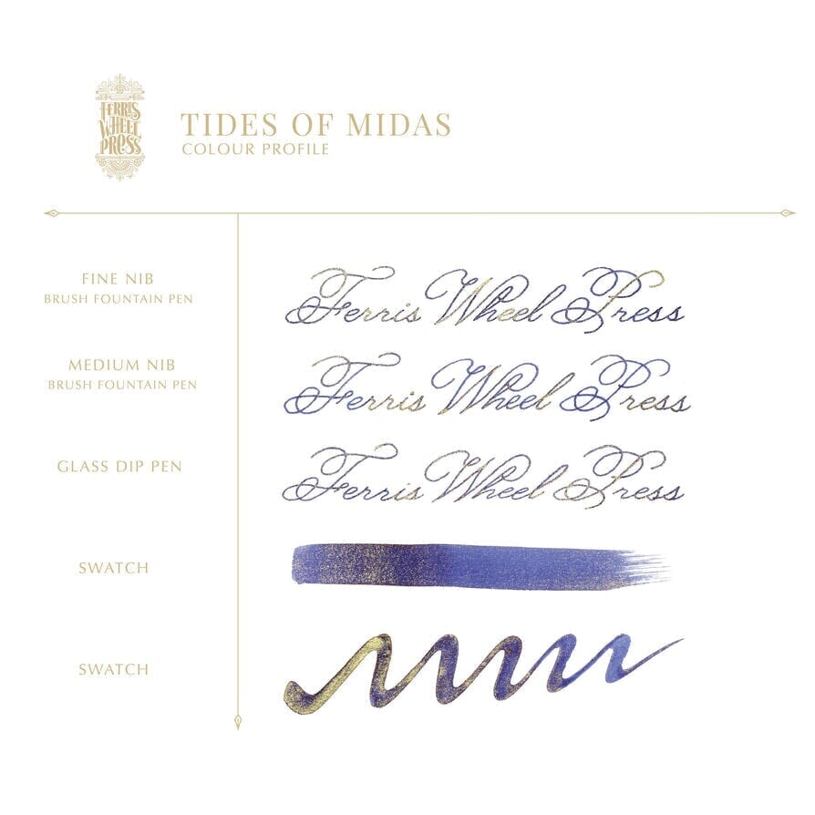 Ferris Wheel Press The King Midas - Tides of Midas - 20ml Bottled Ink