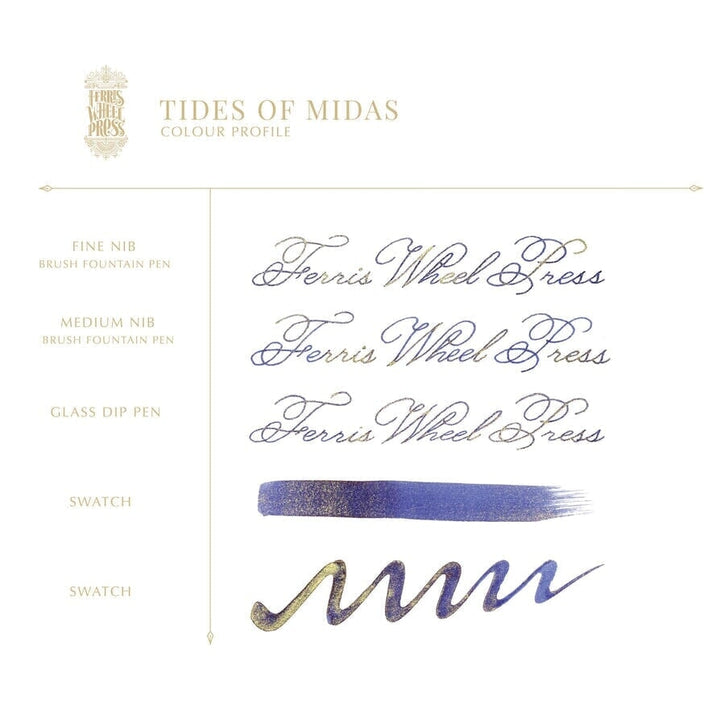 Ferris Wheel Press The King Midas - Tides of Midas - 20ml Bottled Ink