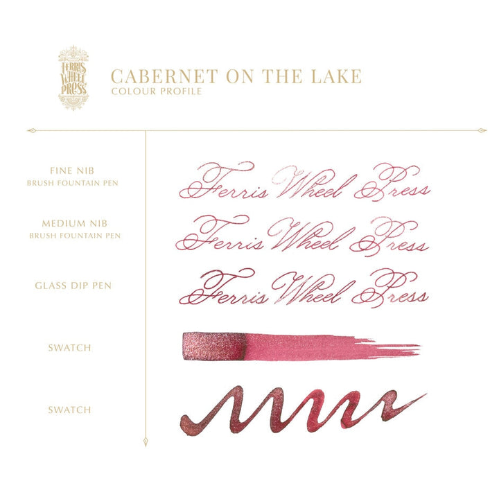 Ferris Wheel Press Cabernet on the Lake (Shimmer) - 2ml Ink Sample