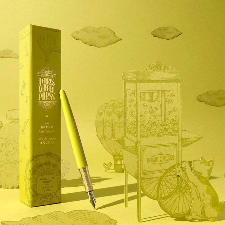 Ferris Wheel Press Brush Fountain Pen - Duck Duck Goose (Medium) Fountain Pen