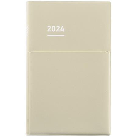 Jibun Biz Techo 2024 Planner - A5 Slim (Light Beige)