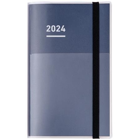 Kokuyo Jibun Techo 2024 Planner 3-in-1 Kit - A5 Slim (Indigo) Planners