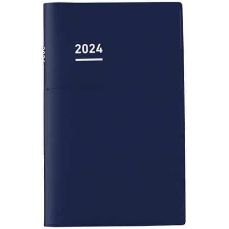 Kokuyo Jibun Biz Techo 2024 Planner - A5 Slim (Matte Navy) Planners