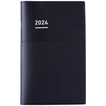 Kokuyo Jibun Biz Techo 2024 Planner - A5 Slim (Matte Black) Planners