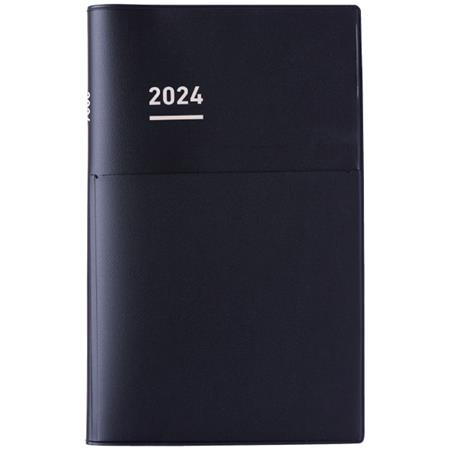 Jibun Biz Techo 2024 Planner - A5 Slim (Matte Black)