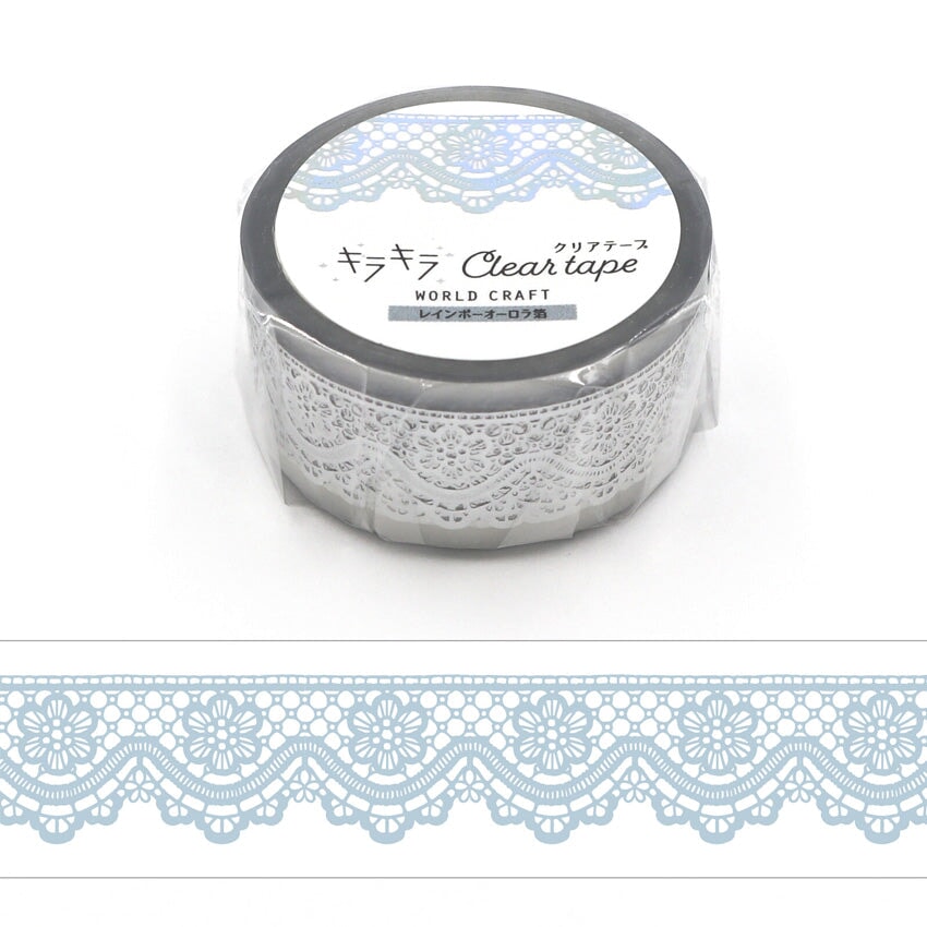 World Craft Lace Foiled Clear Tape (PET) PET Tape