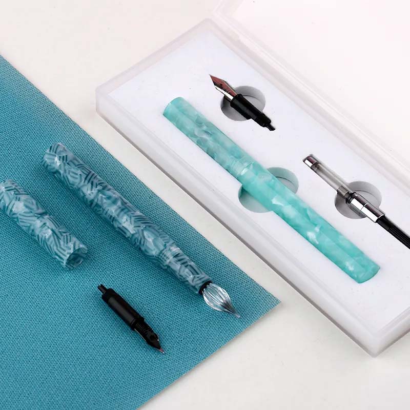 Moonman/Majohn N6 Glass Pen and Nib Set (Turquoise) Glass Pen