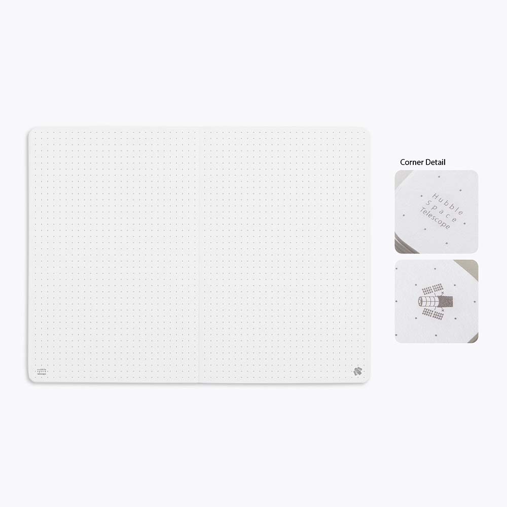 Colorverse Hubble Space Telescope Soft Cover Notebook - Dotgrid (90gsm) Notebook