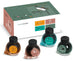 Colorverse's Voyager 1 1977 Limited Edition ink set features four milestone-themed 15ml bottles and a mission-decorated box, celebrating the iconic space journey.