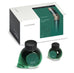 Laurel - 2ml ink sample from Colorverse's collaboration with Opus 88, featuring a boxed set with 65 ml and 15 ml green ink bottles.