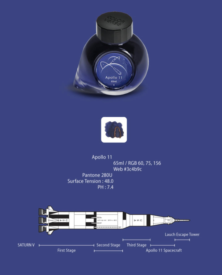 Colorverse First Moon Landing - 65ml + 4x15ml Set Bottled Ink