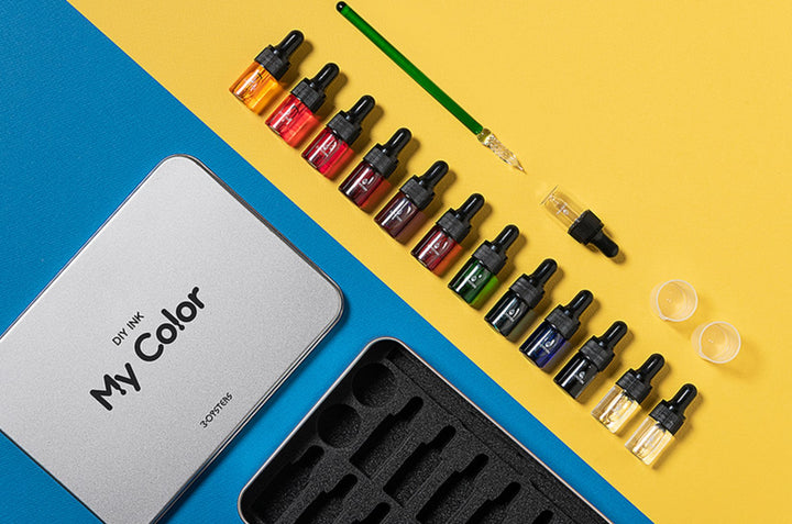 3Oysters My Colour DIY Ink Kit (Four Seasons of Korea) Bottled Ink