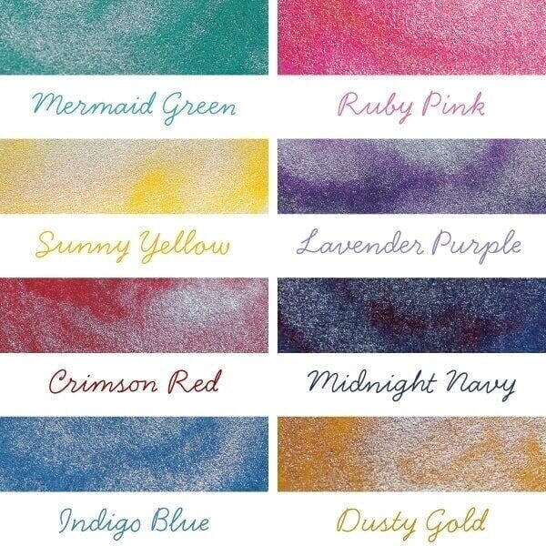 Teranishi Sparkle Ink Dip Pen Ink - Dusty Gold (12ml) Dip Pen Inks