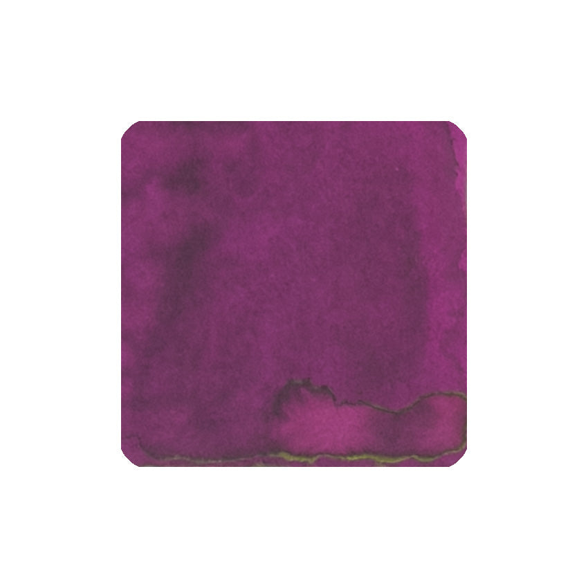 Sailor Manyo Akebi fountain pen ink swatch, rich magenta-purple