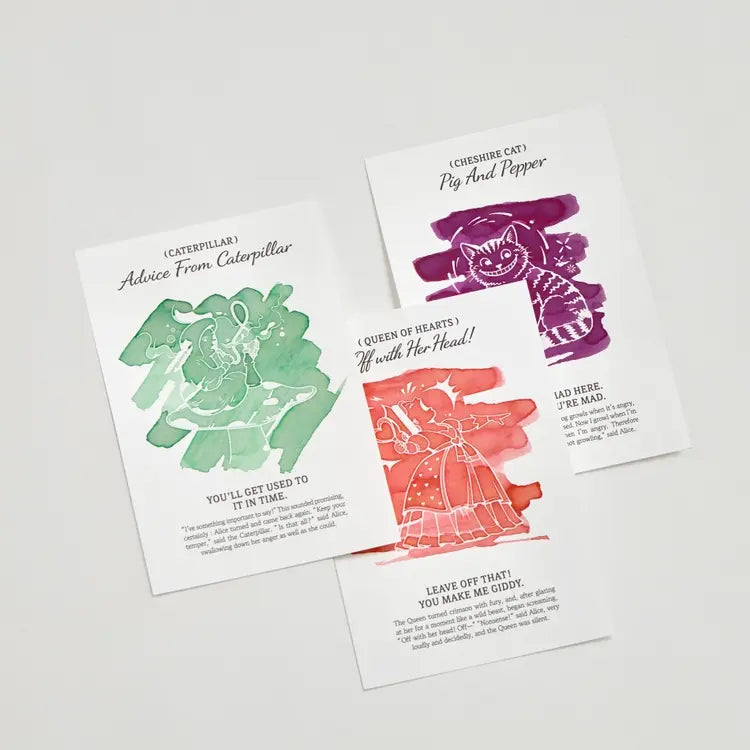 Color Swatch Postcard Set (Alice’s Adventures in Wonderland)