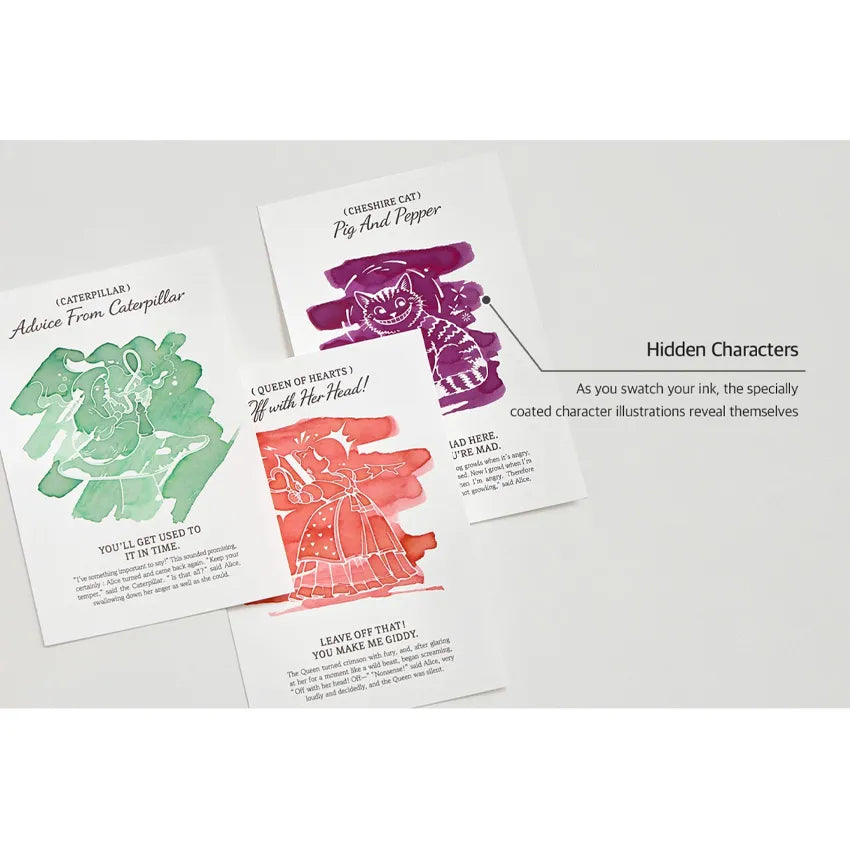 Color Swatch Postcard Set (Alice’s Adventures in Wonderland)