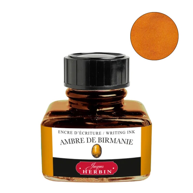 Jacques Herbin Ambre de Birmanie - 30ml Bottled Ink