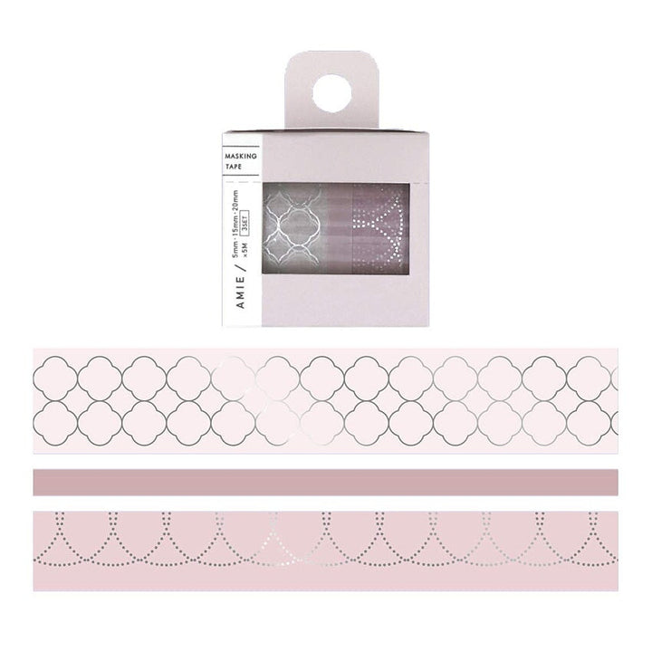 World Craft AMIE Petales Washi Tape (Set of 3) Washi Tape