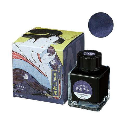 Taccia Utamaro-Aomurasaki - 40ml Bottled Ink