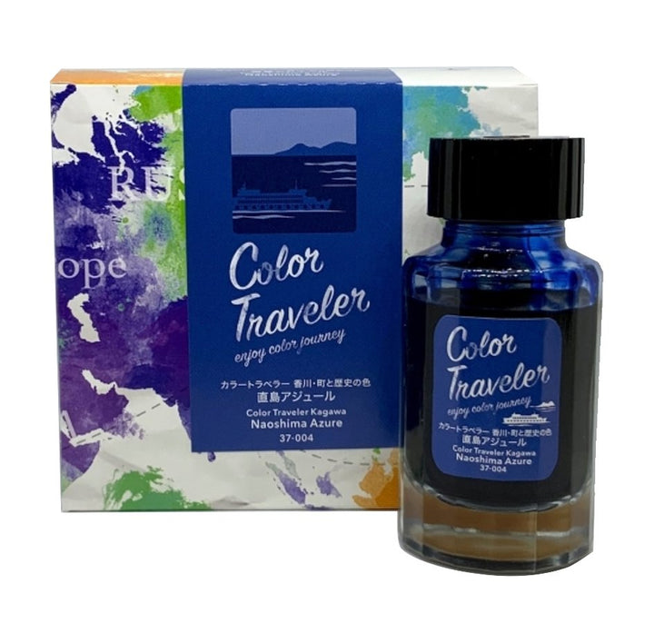 Color Traveler Naoshima Azure - 30ml Bottled Ink