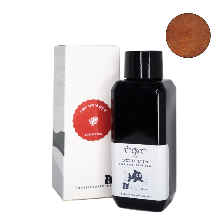 Troublemaker Inks Basilica Red - 60ml Bottled Ink