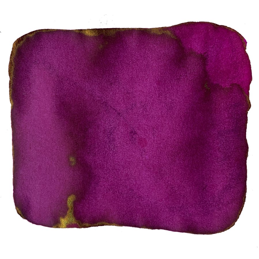 T53 Crystal Ink - Beryl - 30ml features a rich purple hue with a gold-sheen halo, showcased in a swatch on a white background.