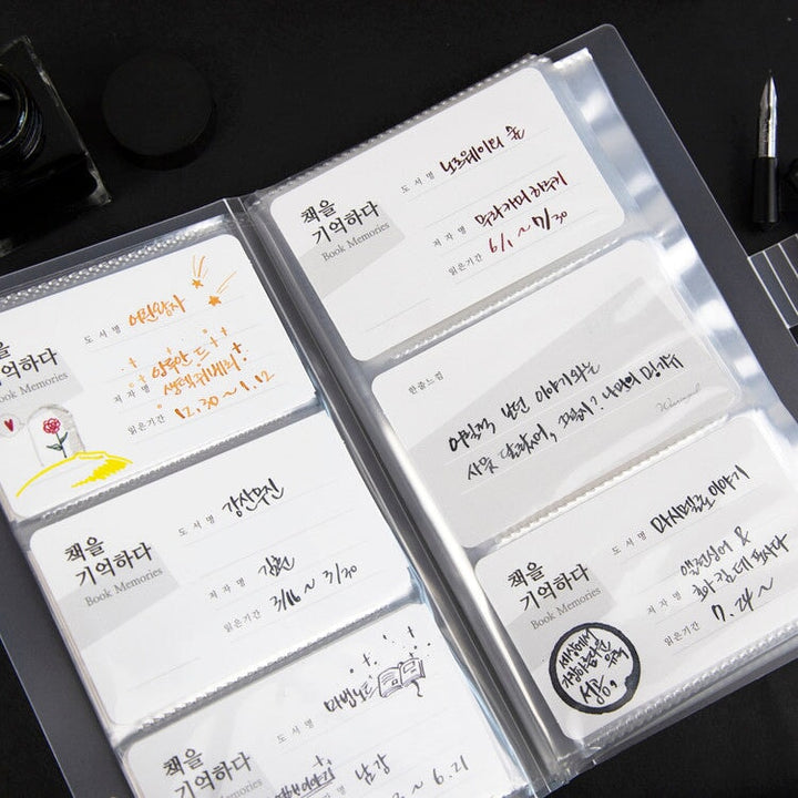 Wearingeul Ink Swatch Card Binder Accessories