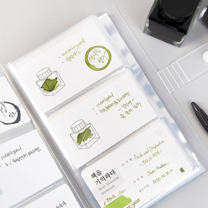 Wearingeul Ink Swatch Card Binder Accessories