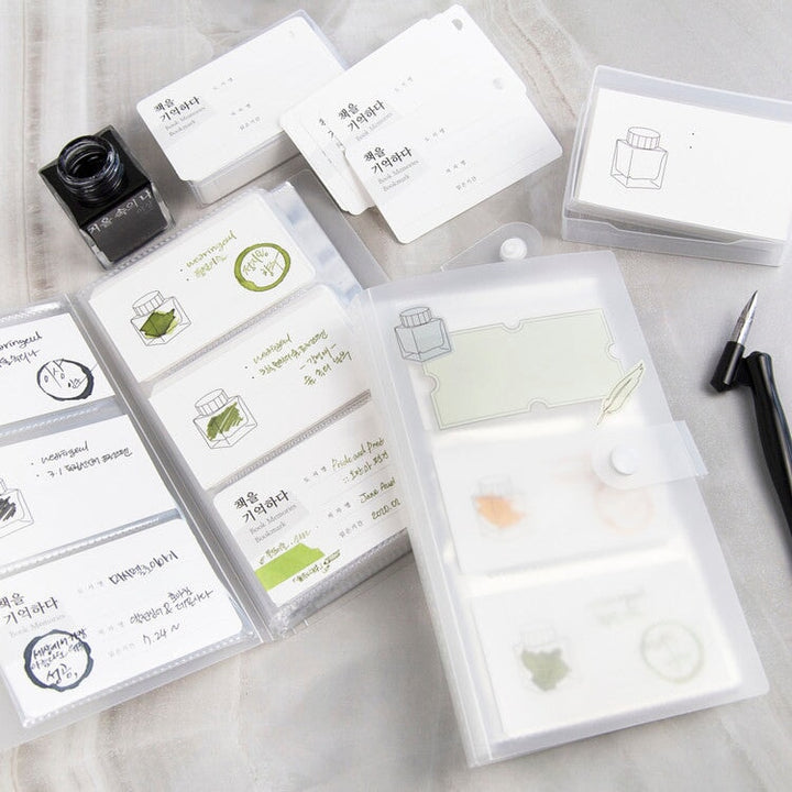 Wearingeul Ink Swatch Card Binder Accessories