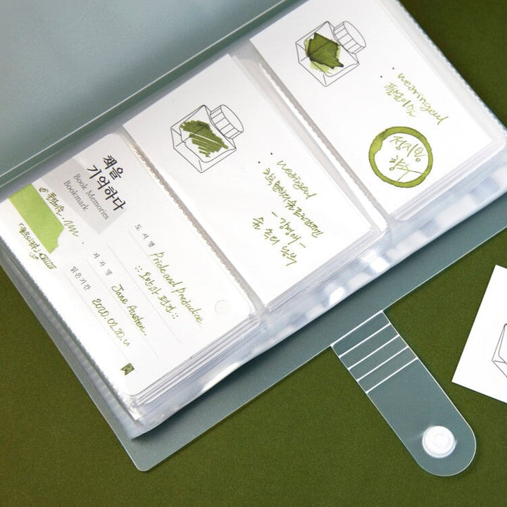 Wearingeul Ink Swatch Card Binder Accessories