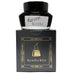 Bungubox Black of Score - 50ml ink bottle with music-themed label and gold-stamped box. Japanese fountain-pen ink, 50ml capacity, crafted for writing enthusiasts.