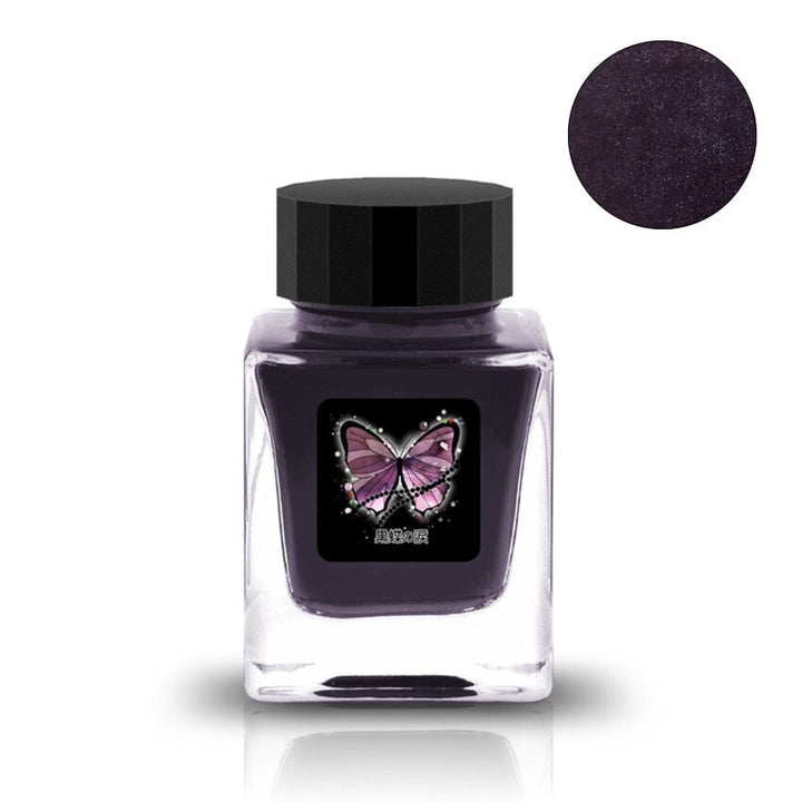 Tono & Lims Black Butterfly Tears - 30ml Bottled Ink