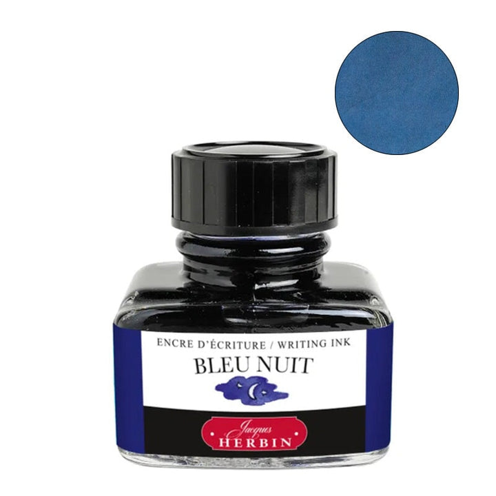 Jacques Herbin Bleu Nuit - 30ml Bottled Ink