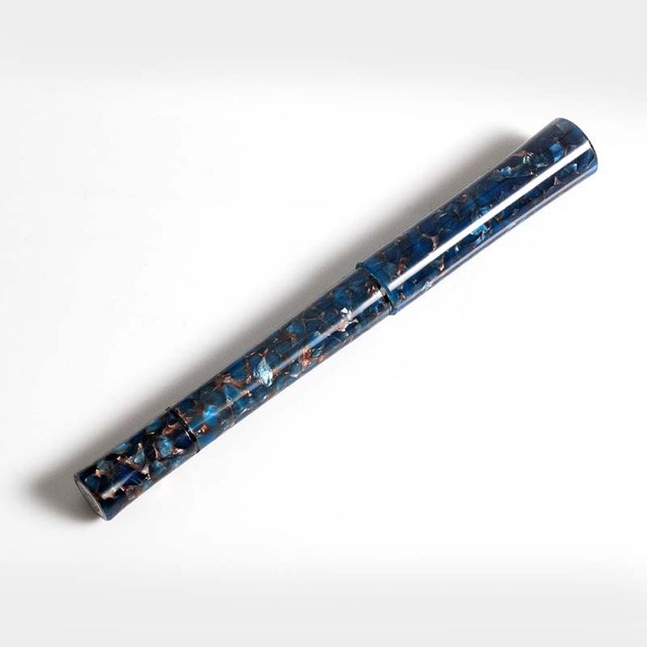 Fine Writing International Blue Scepter (Vacuum) - Broad Fountain Pen