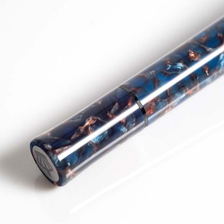 Fine Writing International Blue Scepter (Vacuum) - Broad Fountain Pen